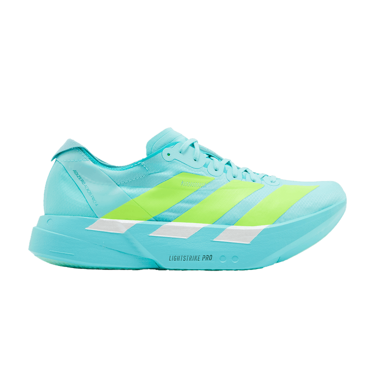 adidas Adizero Adios Pro 4 'Flash Aqua Lucid Lemon'