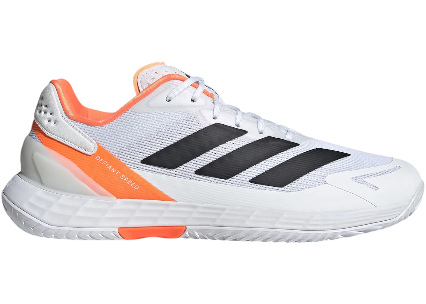 adidas Defiant Speed 2 White Black Lucid Orange