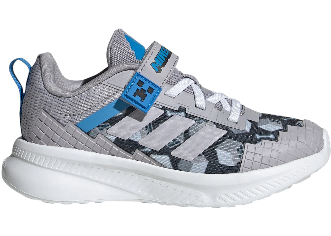 adidas Fortarun 4.0 Minecraft Grey Lucid Ray Blue (PS)