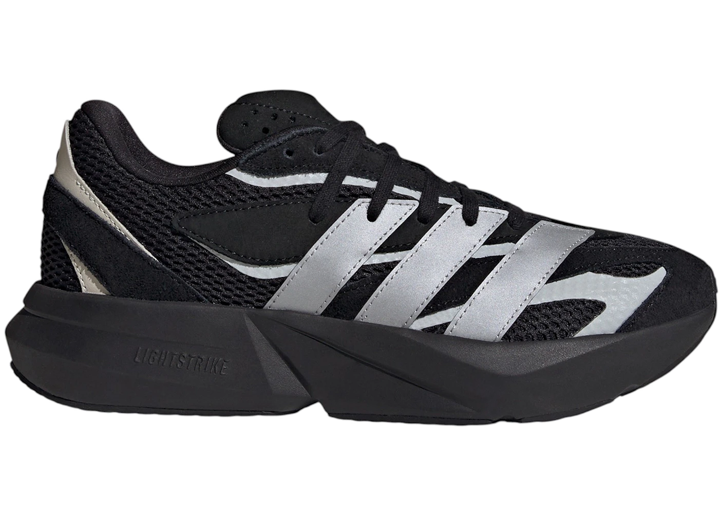 adidas Lightblaze Black Matte Silver Off White (Women's)