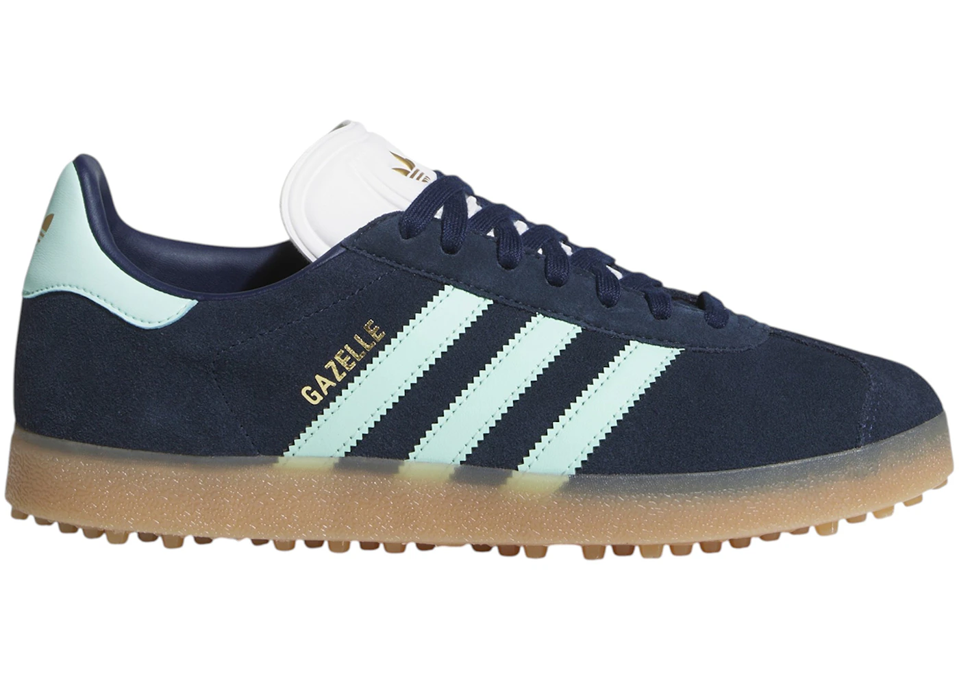 adidas Gazelle Spikeless Golf Night Indigo Clear Mint