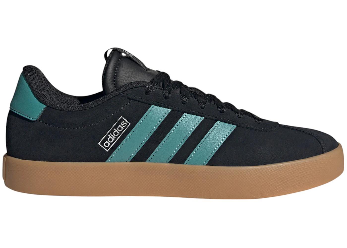 adidas VL Court 3.0 Core Black Powder Teal Silver Metallic
