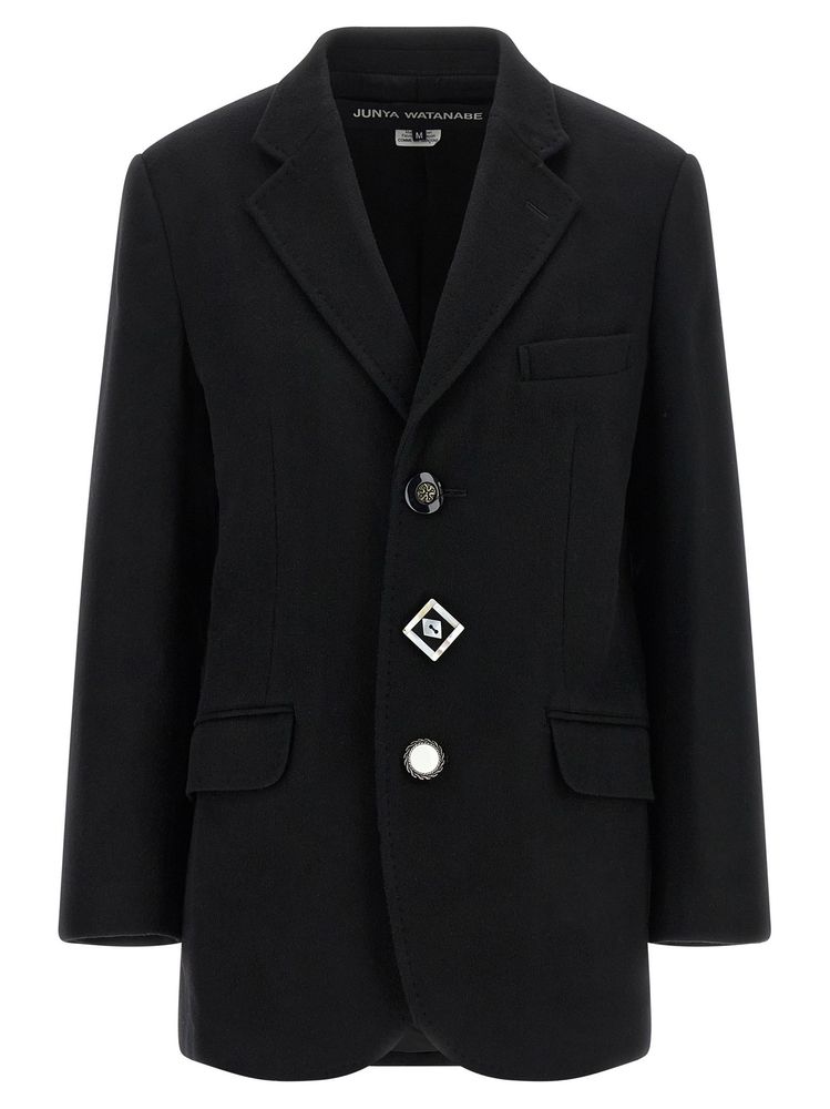 Junya Watanabe Jewel Button Tailored Coat