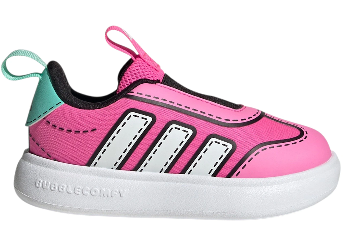 adidas Bubblecomfy Lucid Pink White Flash Aqua (TD)
