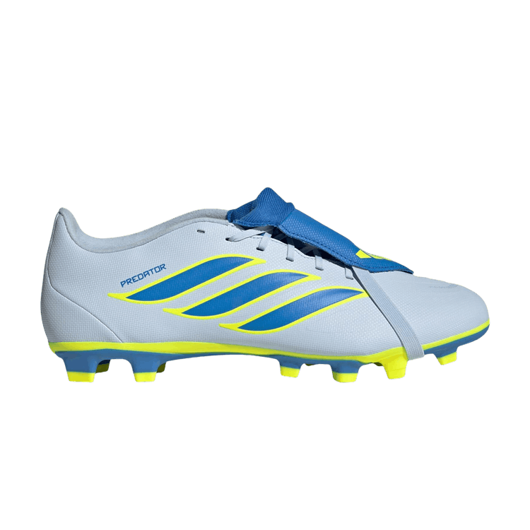 adidas Predator Club Fold-Over Tongue FG MG 'Crystal Sky Ray Blue Team Solar Yellow 2'