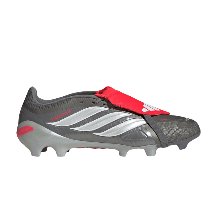 adidas Predator League Fold over Tongue FG 'Iron Metallic Zero Metalic Lucid Red'