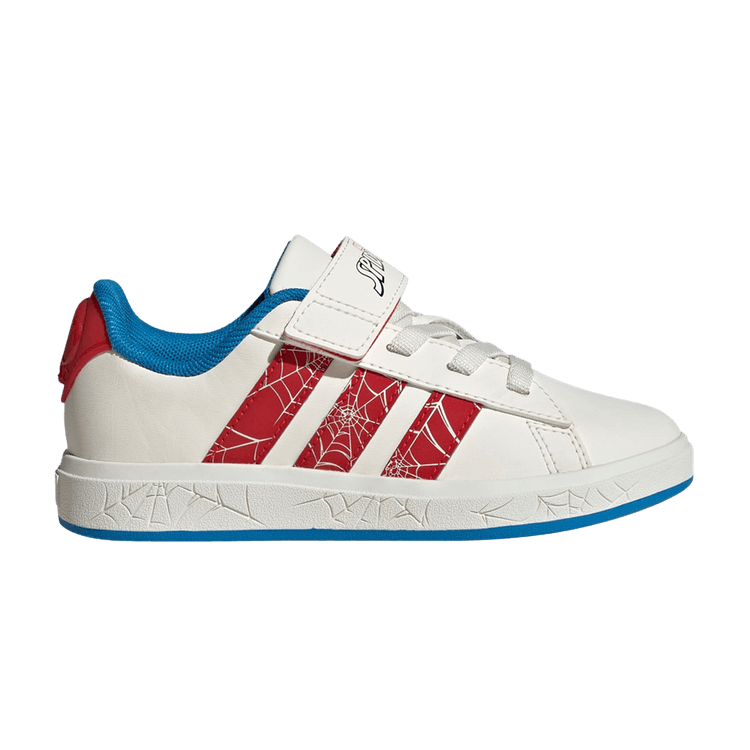 Marvel x adidas Grand Court K 'Spider-Man - Red Web Stripes'