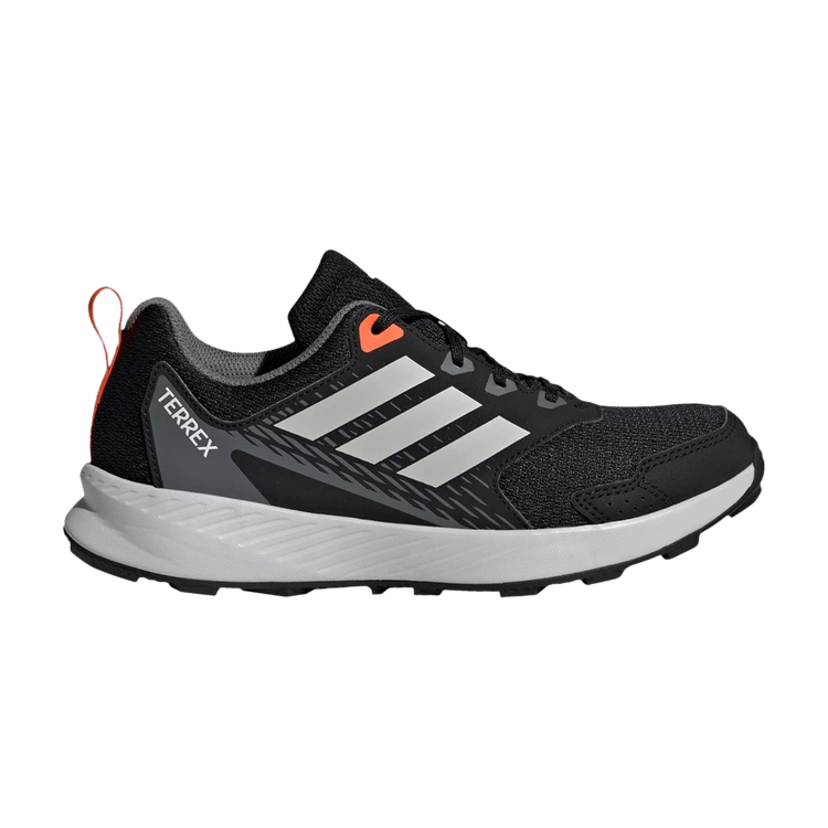 adidas Terrex Tracefinder Trail J 'Core Black Grey One Semi Impact Orange'