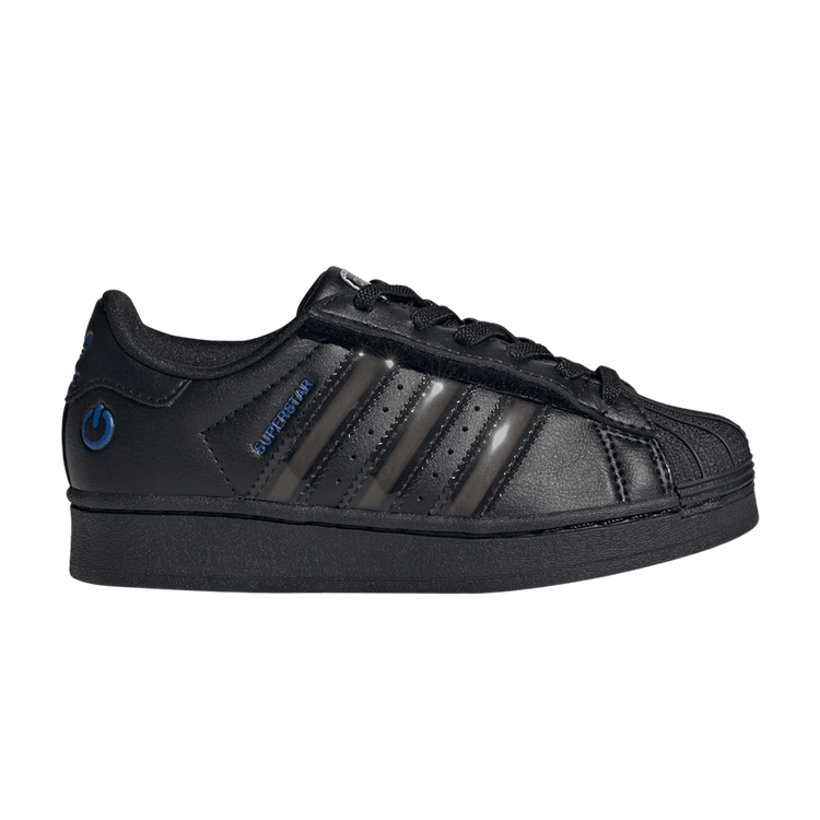 adidas Superstar Comfort Closure EL C 'Led Lights Stripes - Black Preloved Violet'