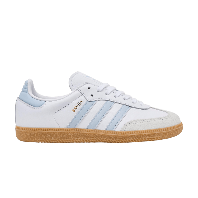 adidas Samba OG J 'White Halo Blue Gum'