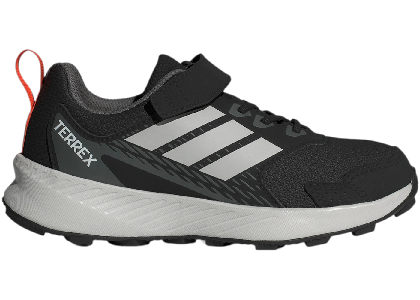 adidas Terrex Tracefinder CF Black Grey Semi Impact Orange (PS)