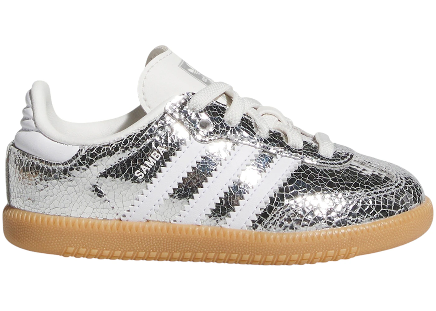 adidas Samba OG Silver Metallic Cracked Leather (TD)