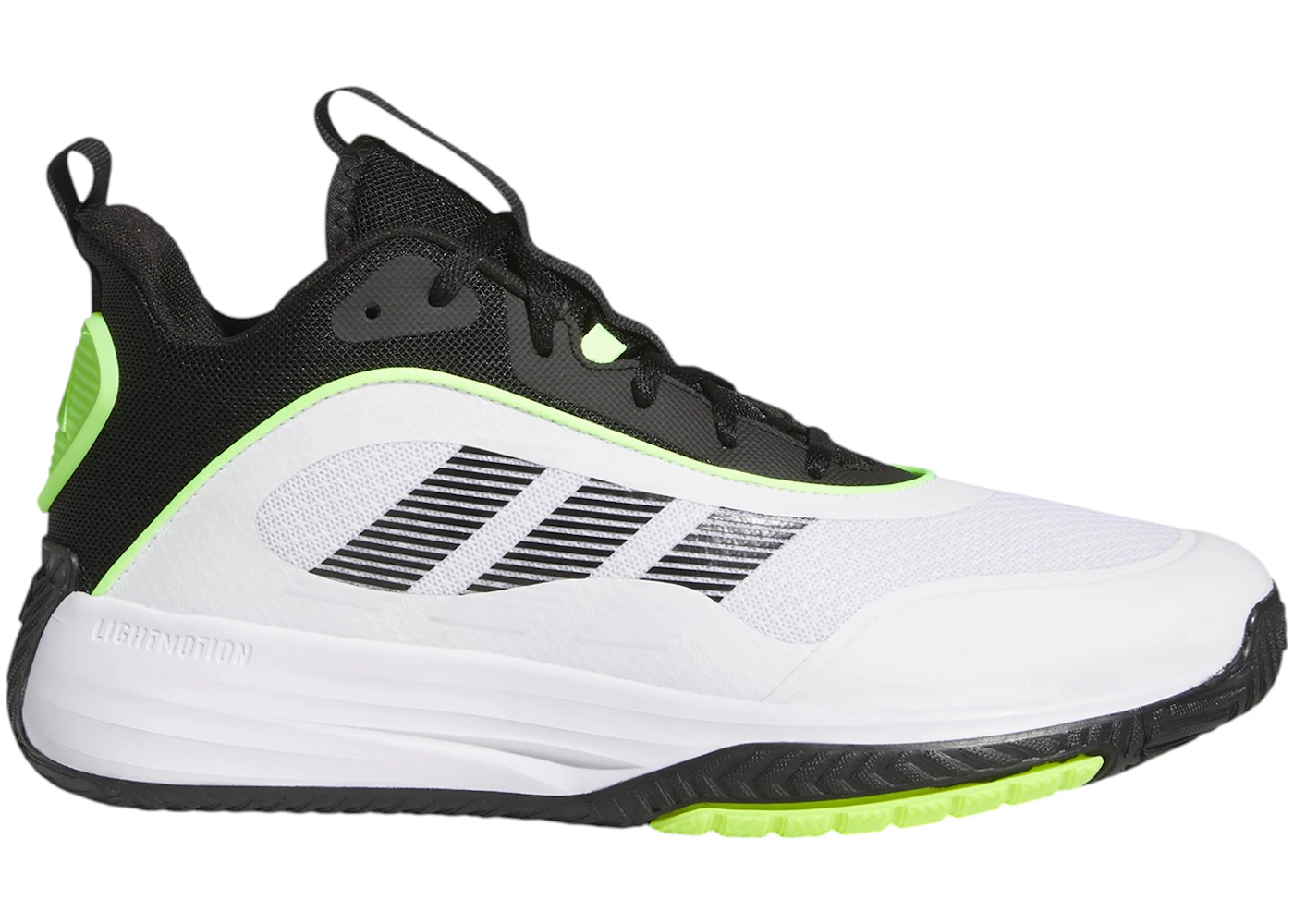 adidas Ownthegame 3.0 White Black Lucid Lemon