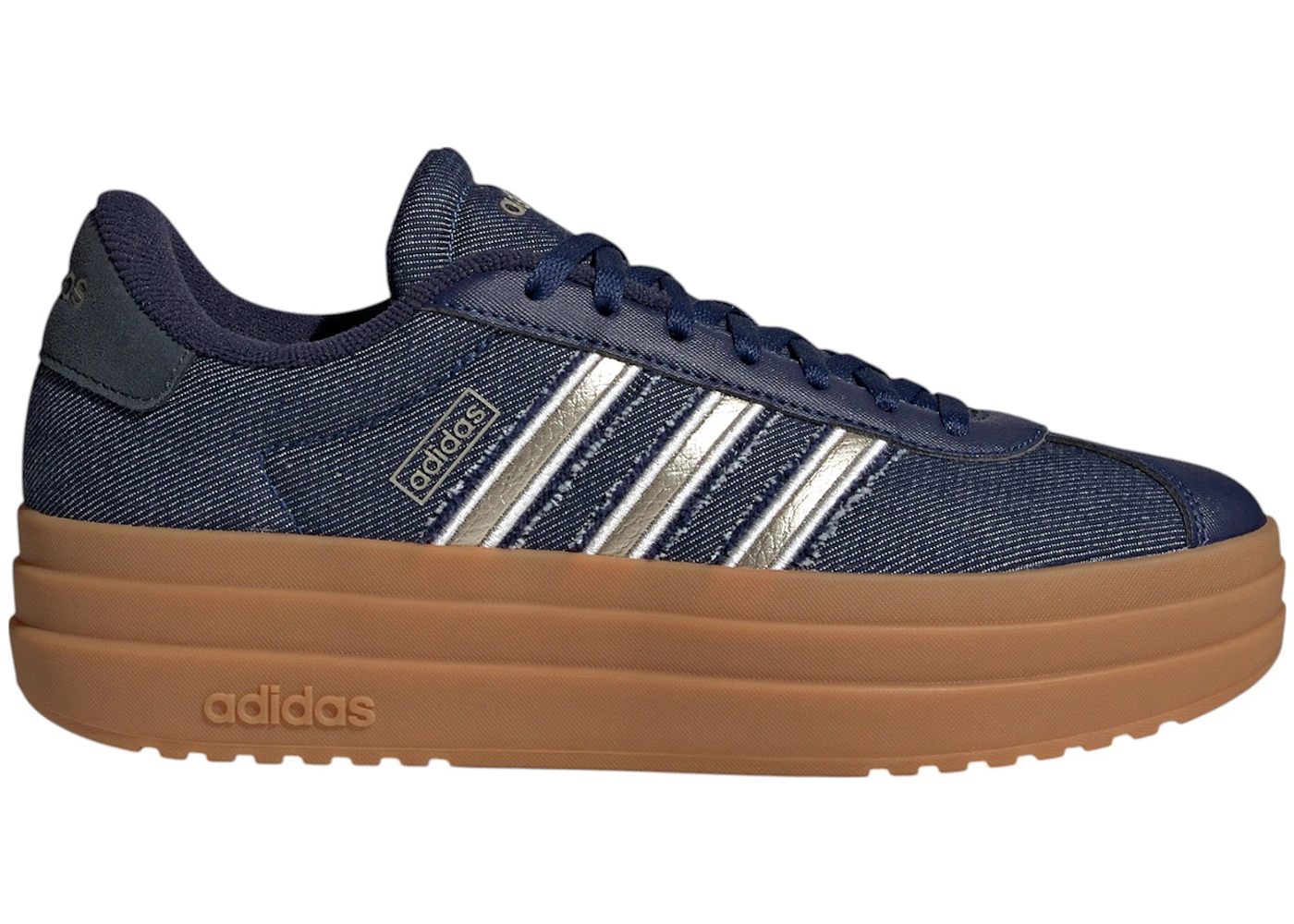 adidas VL Court Bold Dark Blue Cyber Metallic Aurora Ink (Women's)