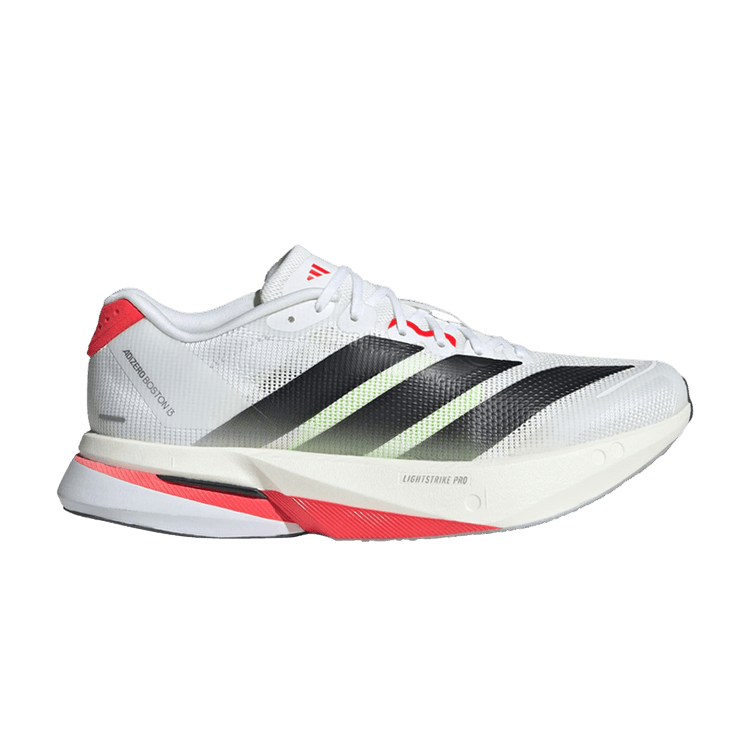 adidas Wmns Adizero Boston 13 'White Black Lucid Red'