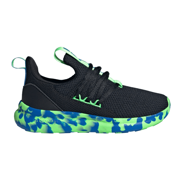 adidas Lite Racer Adapt 7.0 K 'Black Royal Lime'