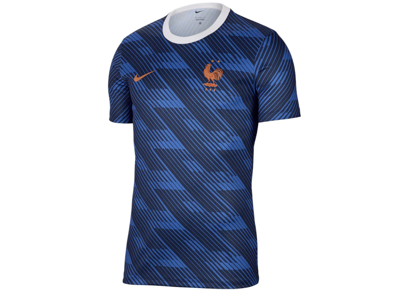 Nike FFF Soccer Short-Sleeve Supporter's Top Game Royal/Blackened Blue/White/Metallic Copper