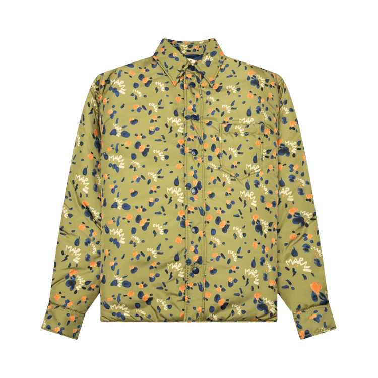 Marni Dripping Jacket 'Leaf Green'
