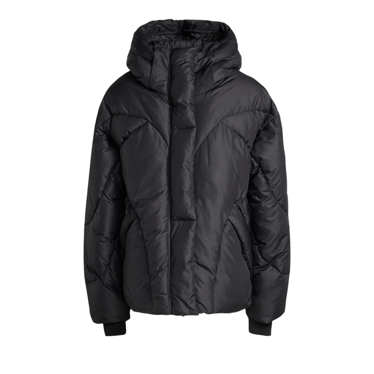 Adidas x Stella McCartney Mid Length Padded Winter Jacket 'Black'