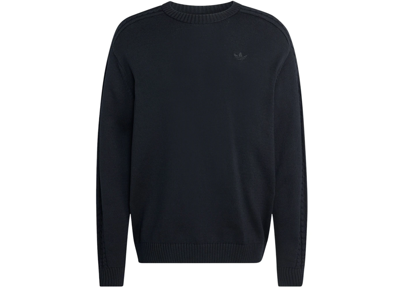 adidas Premium Essentials Knit Crewneck Black