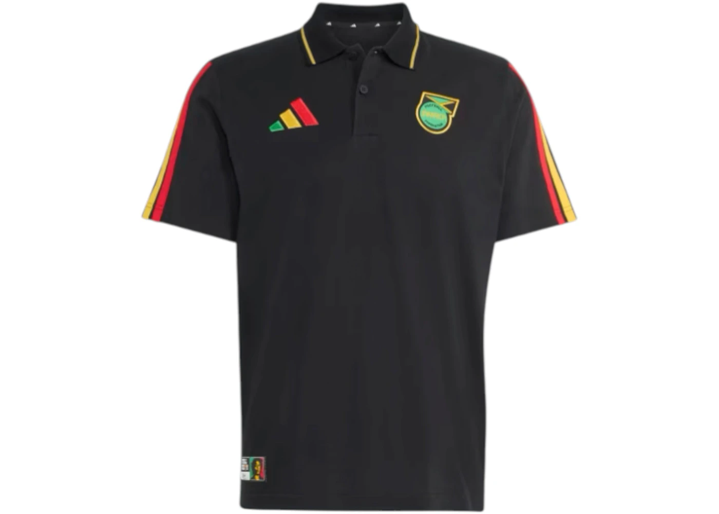 adidas Jamaica Bob Marley DNA Polo Shirt Black
