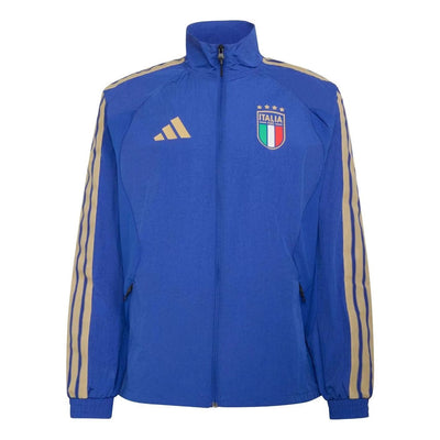 adidas Italy 2026 Anthem Jacket Asia Sizing 'Bold Blue'