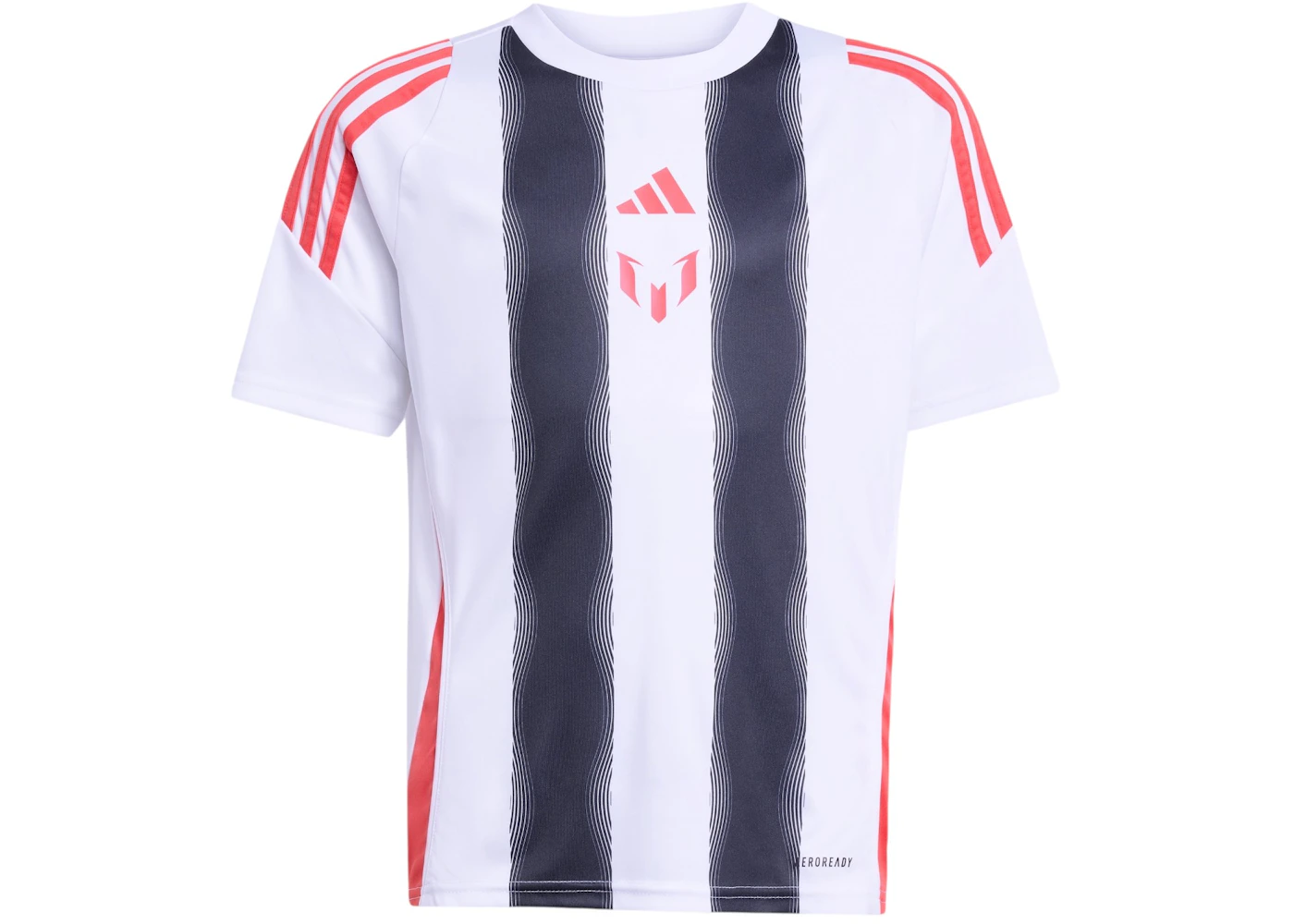 adidas Kids Logo Jersey White/Semi Lucid Red