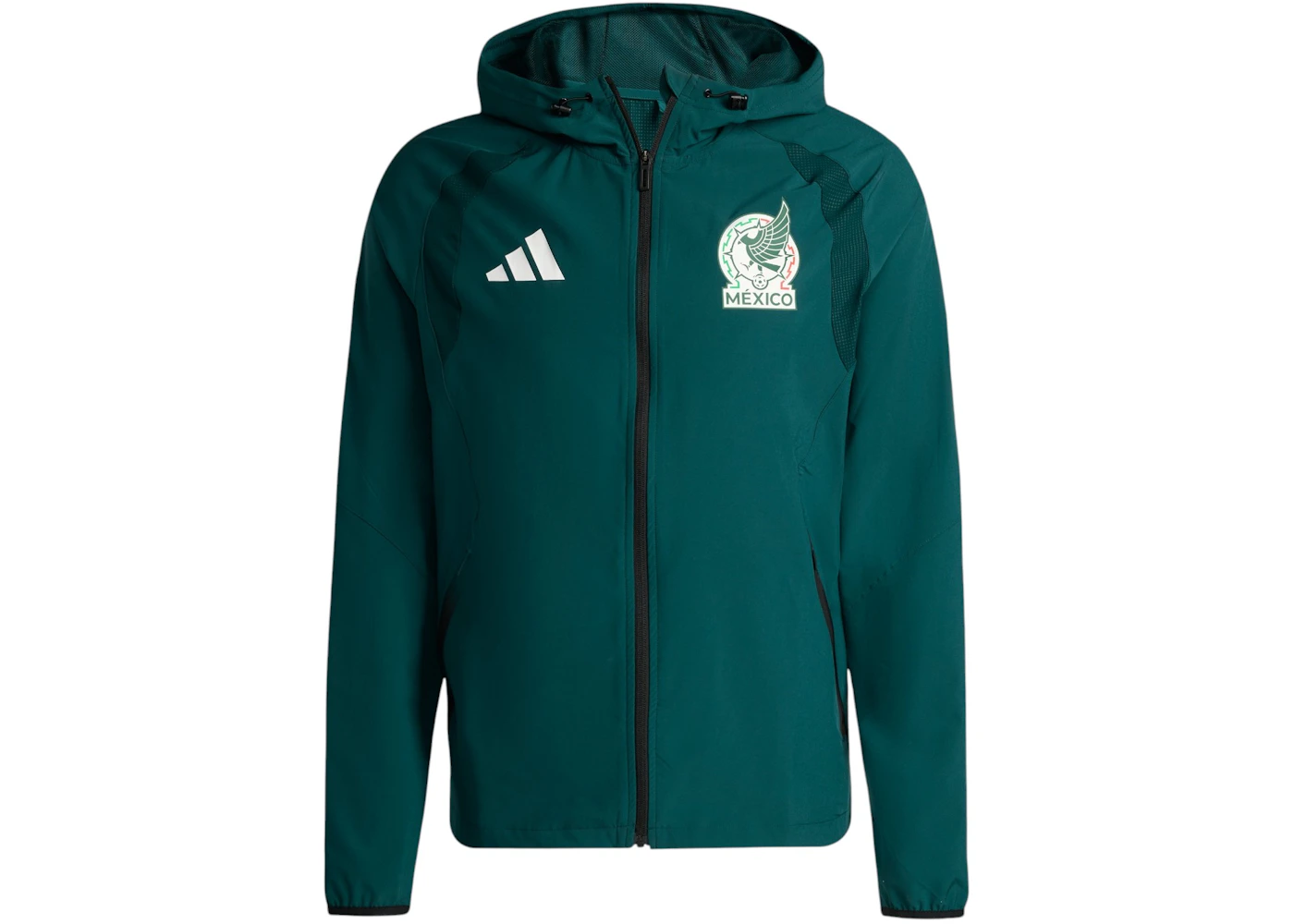 adidas Mexico Tiro Travel Full Zip Windbreaker Aurora Ivy