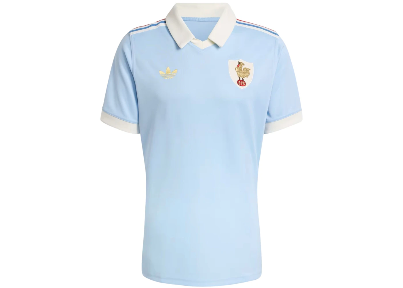 adidas France Rugby 120Y Jersey Clear Sky Blue