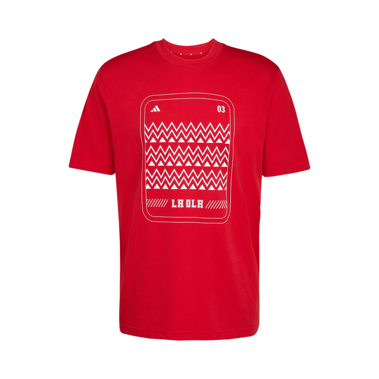 Adidas Mexico Dna T-Shirt 'Better Scarlet'