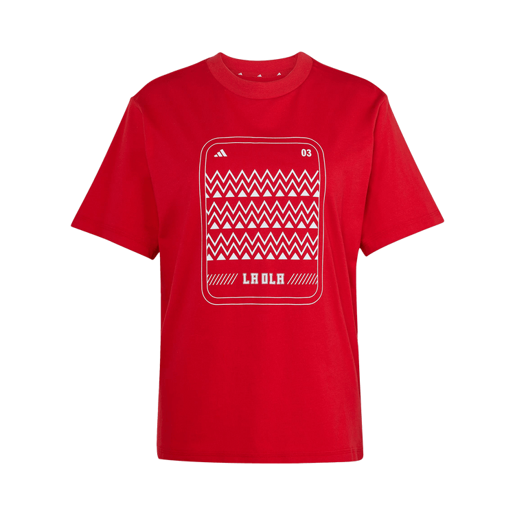Adidas Mexico Home T-Shirt 'Better Scarlet'