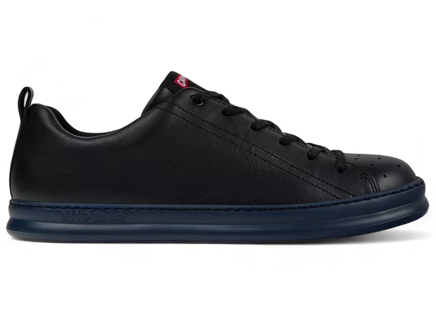 Camper Runner Sneaker Black Navy Calfskin