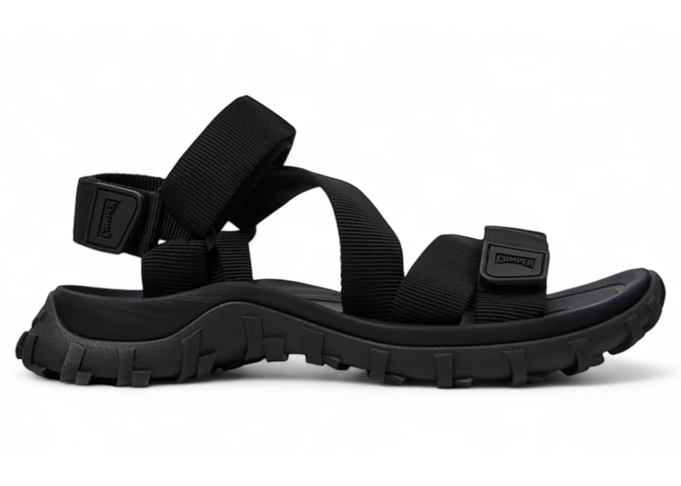 Camper Drift Trail Recycled PET Sandal Black