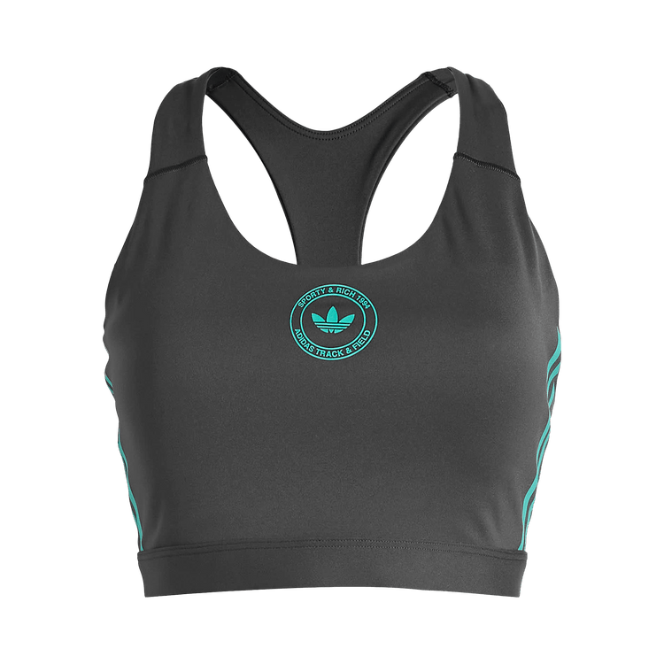 Adidas x Sporty & Rich Bralette 'Carbon'