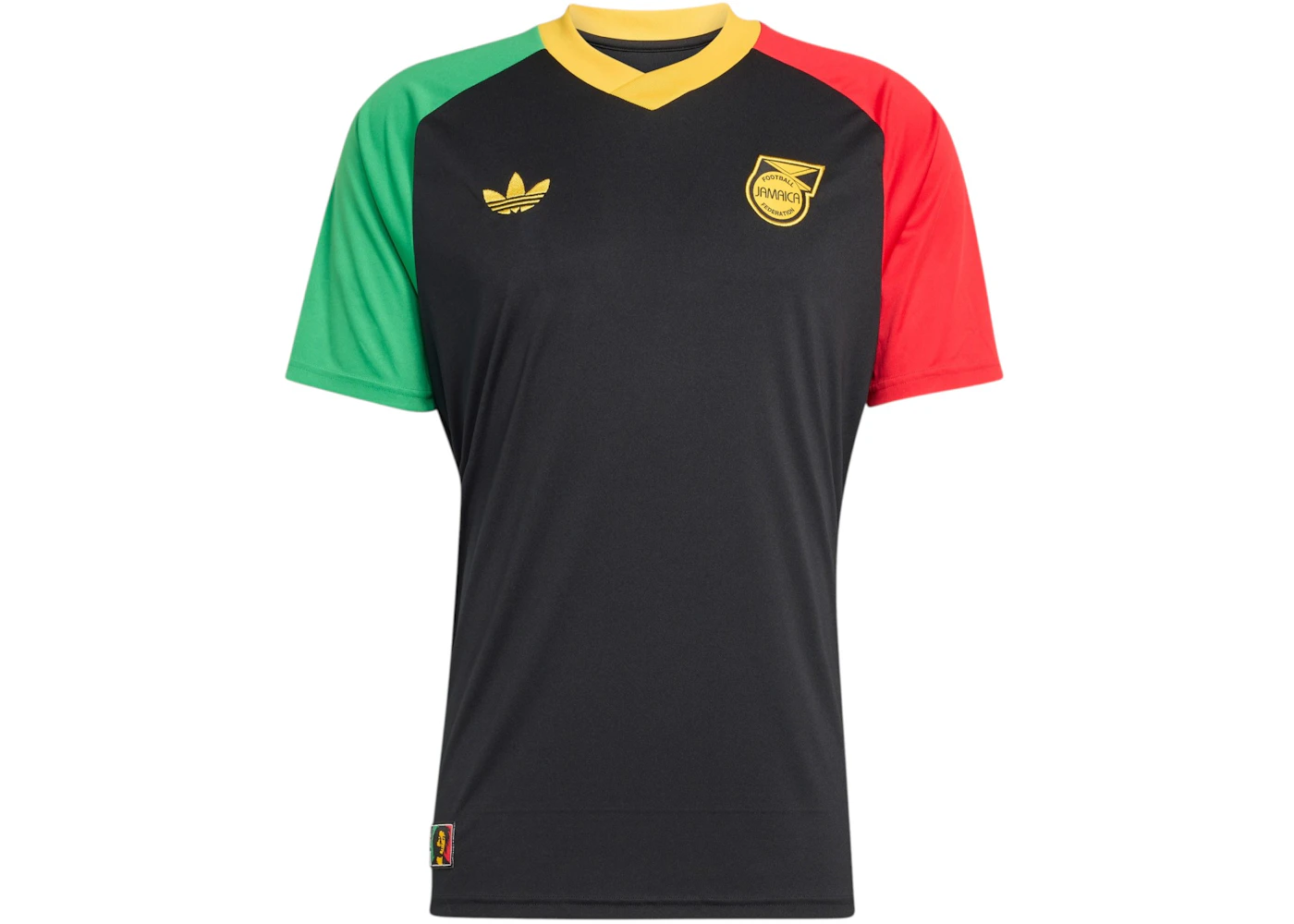 adidas Jamaica 2026 Bob Marley Away Pre Match Jersey Black