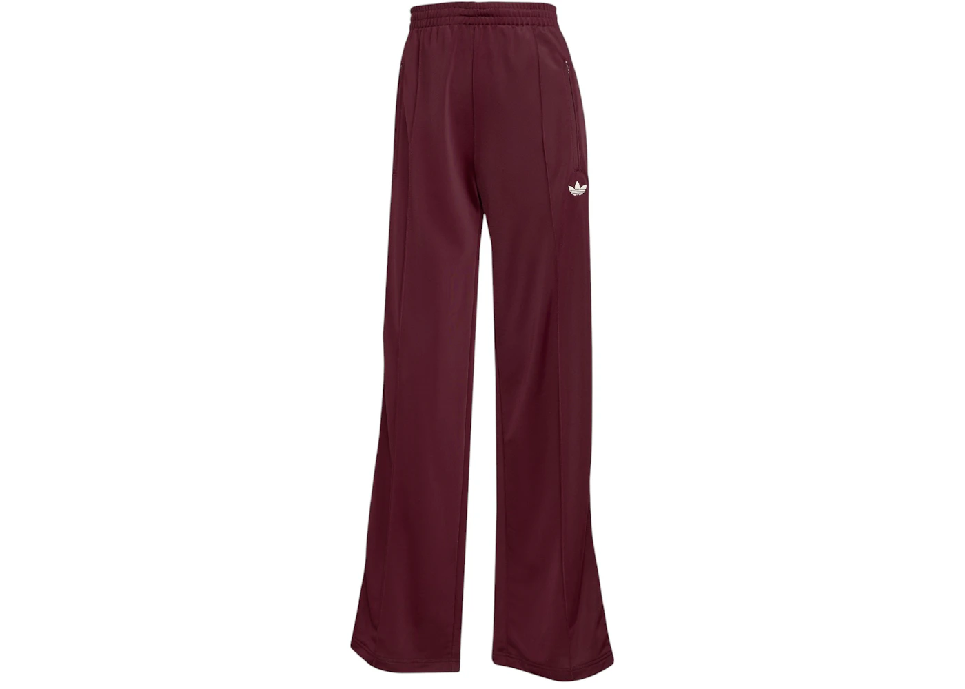 adidas Women's Adicolor Classic Firebird Loose Track Tracksuit Bottoms Maroon/Cream White