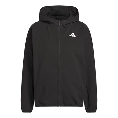 (WMNS) adidas Crazy Warm Fleece Full Zip Hoodie Asia Sizing 'Black'