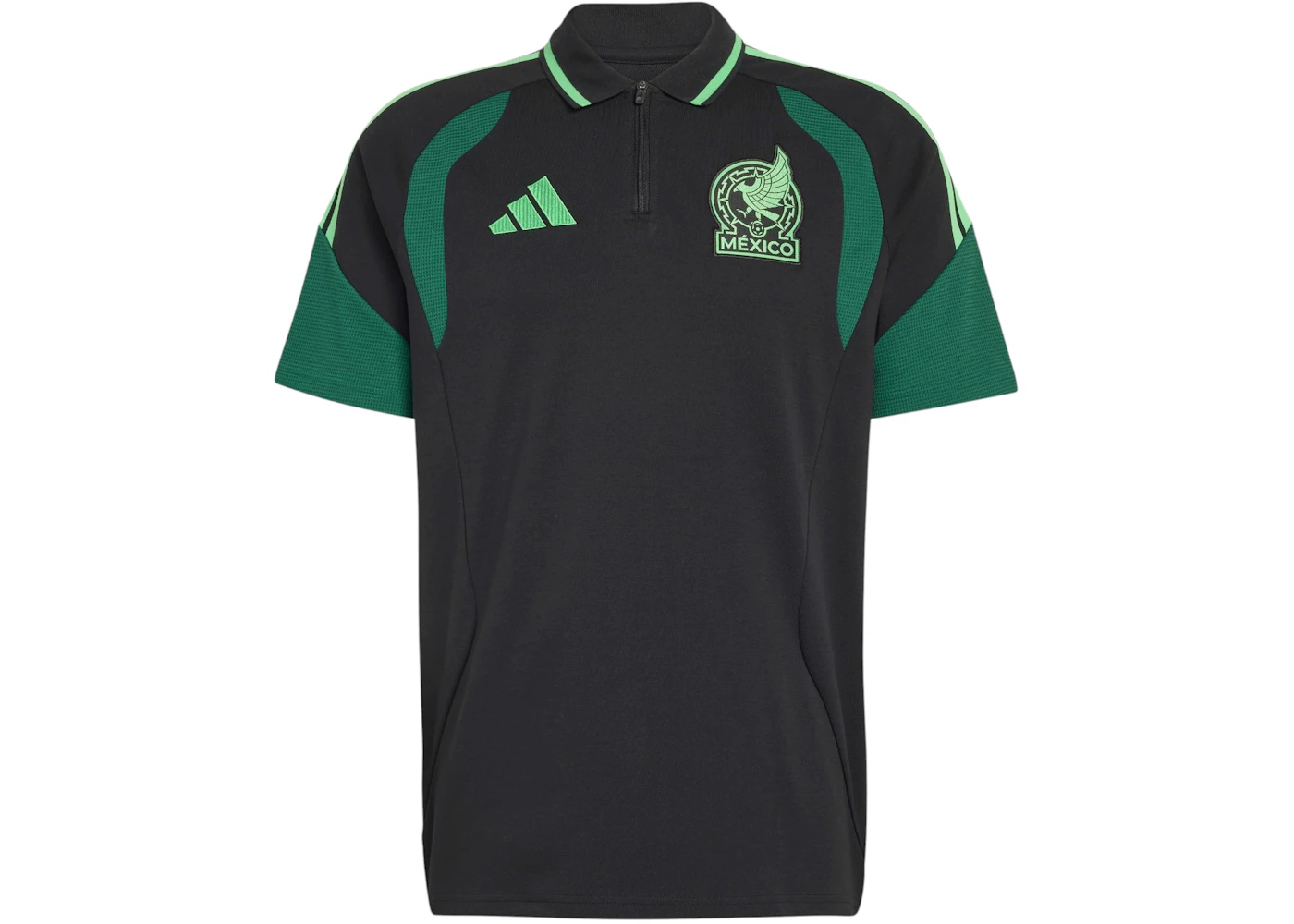 adidas Mexico 2026 Tiro Polo Shirt Black
