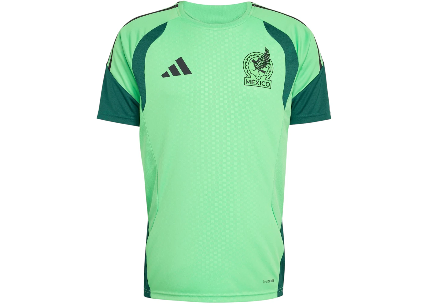 adidas Mexico 2026 Tiro Jersey Semi Flash Green
