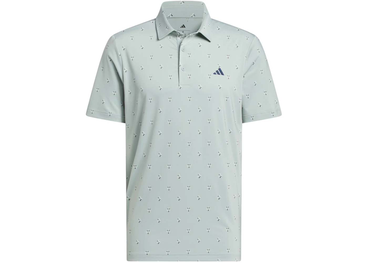 adidas Ultimate365 Essence Print Climacool Polo Shirt Wonder Sage