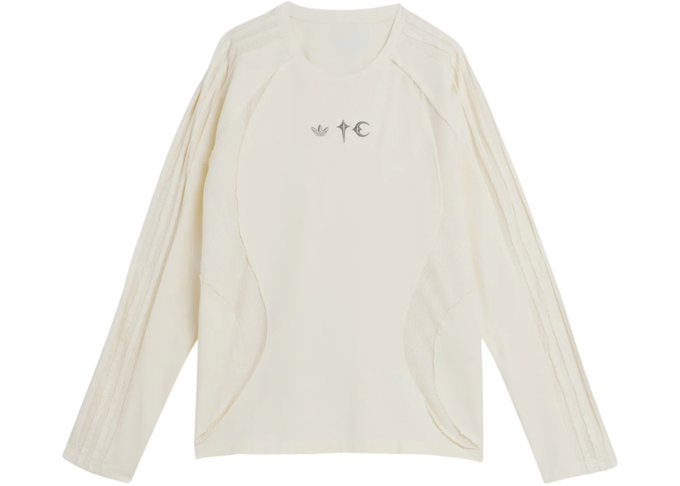 adidas x Thug Club Teamgeist Long Sleeve T-shirt Cream White
