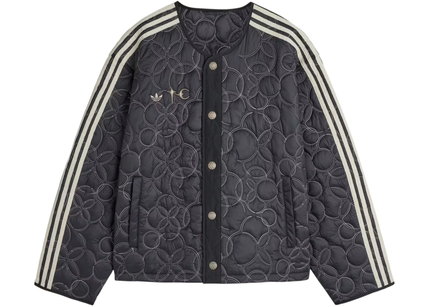 adidas x Thug Club Padded Liner Jacket Black/Silver Metallic