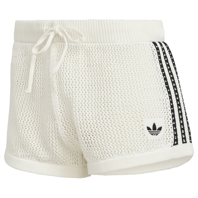 Adidas Knitted Crochet Shorts 'Off White'