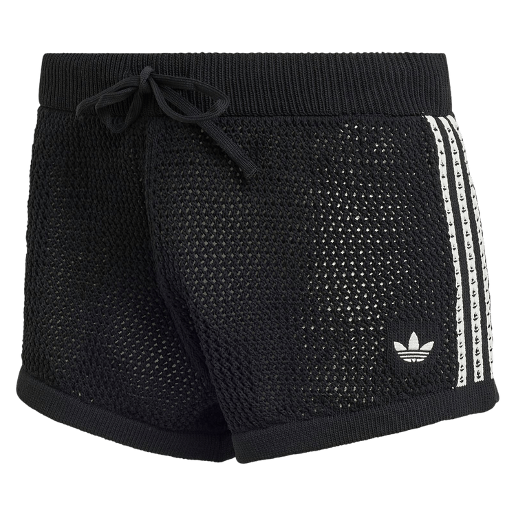 Adidas Knitted Crochet Shorts 'Black'