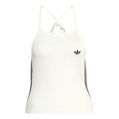 (WMNS) adidas Crochet Top Asia Sizing 'White'