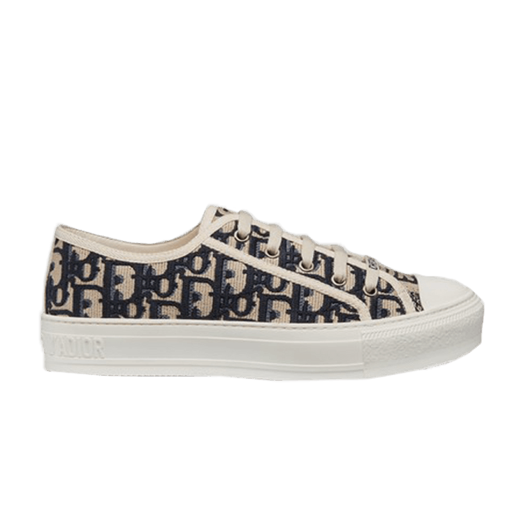 Dior Wmns Walk'N'Dior Embroidered Canvas Low 'Deep Blue'