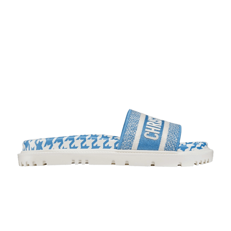 Dior Wmns DWay Slide 'Houndstooth - Corn Flower'