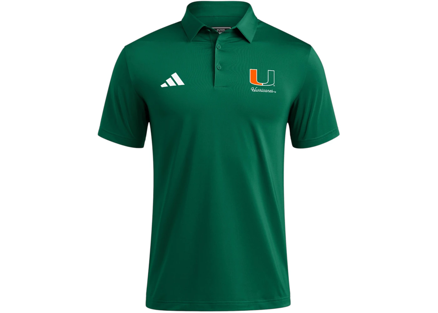adidas Hurricanes Ultimate365 Solid Polo Shirt Dark Green/White/Multi