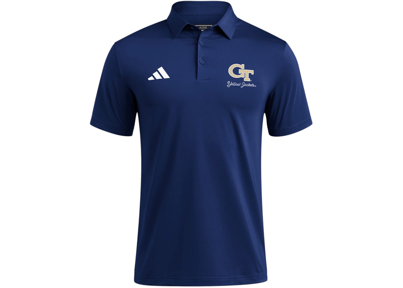 adidas Yellow Jackets Ultimate365 Solid Polo Shirt Team Navy/White