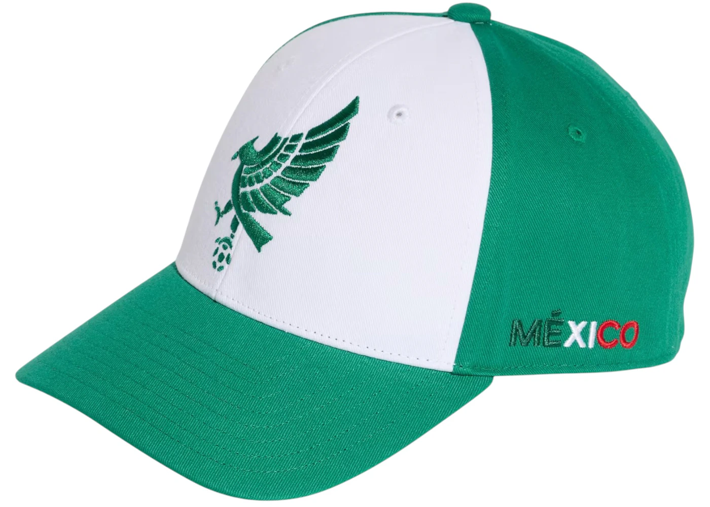 adidas Mexico 26 Eagle Baseball Cap Bold Green/White